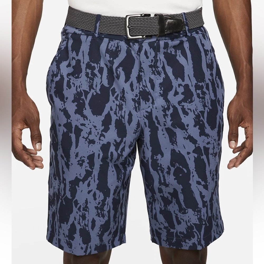 Nike Men’s Dri-Fit Hybrid Blue Camo Golf Shorts Size 42 Standard Fit
